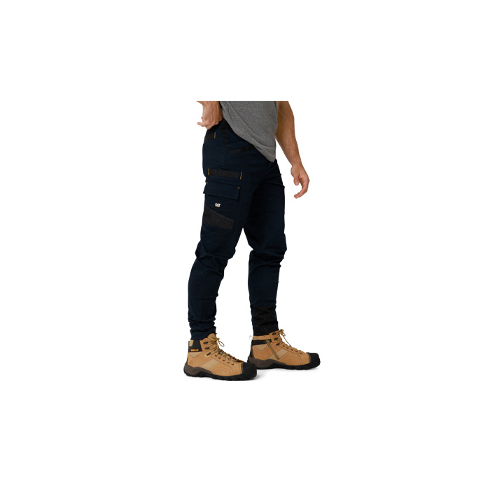 Caterpillar Elite Operator - Mens Work Pants - Navy - NZ (907HZYGPU)